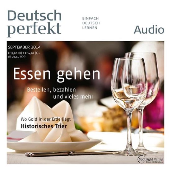 Deutsch lernen Audio - Essen gehen - cover