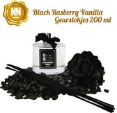 N&N Wonen Black Rasberry Vanilla Geurstokjes - 200 ml