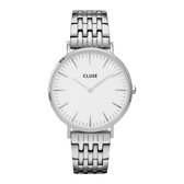 Cluse Boho Chic Steel White Dames Horloge - 38 mm