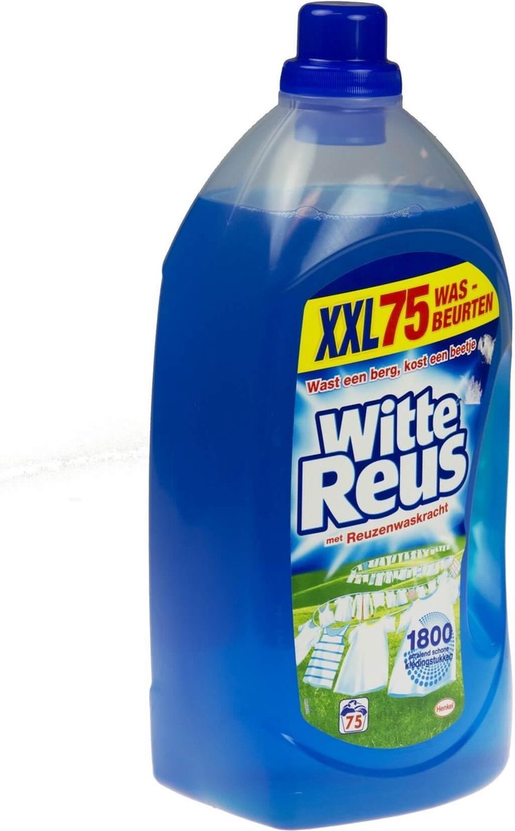 Witte Reus Gel - Kwartaalverpakking - 75 wasbeurten - Wasmiddel