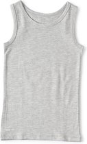 Little Label - garçon - maillot de corps - gris - taille 98/104 - coton bio