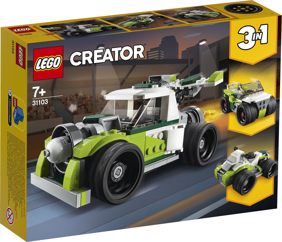 LEGO Creator 31127 Le Bolide de Rue, Jouet à Construire Voiture
