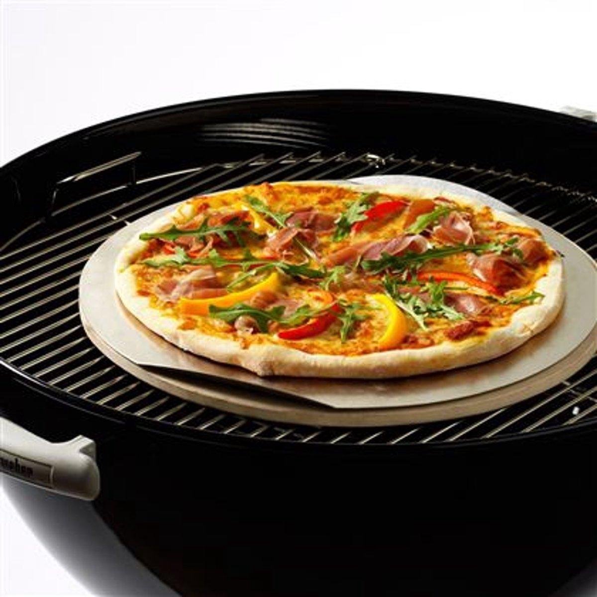 rijst uitroepen brandstof MaxxGarden BBQ pizzasteen - barbecue steen 600 graden - ⌀33 | bol.com