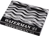 Waterman Inktpatronen Zwart 1x8 lange intkpatronen