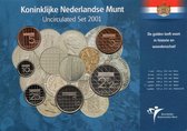 Nederland Jaarset Munten 2001 UNC - De laatste guldens