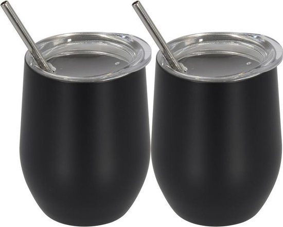 Vialli Design Set van 2 dubbelwandige bekers 250 ml TULIPE 8807
