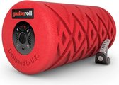 Pulseroll Vibrerende Foamroller met 4 Tril Niveaus - Rode Fitness Roller 30 cm incl. Draagtas en Afstandsbediening