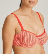PrimaDonna Swim Atlas Bikini Beugelbh Met Plooitjes Rood 90 D