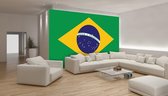 Flag Brasil Photo Wallcovering