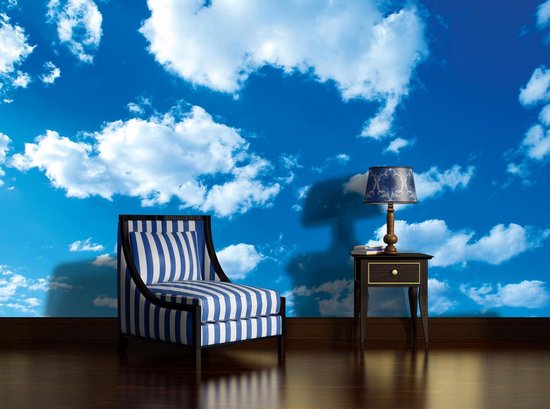 Papier peint photo Polaire | Ciel, soleil. | Bleu | 368x254cm (lxh) |  bol.com