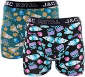 2-Pack Heren boxershorts H245 Miami maat L