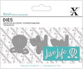 Xcut: Mini Sentiment Die (3pcs) - Live Life (XCU 504053)