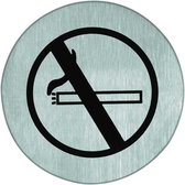 Artitec pictogram RVS 75MM niet roken