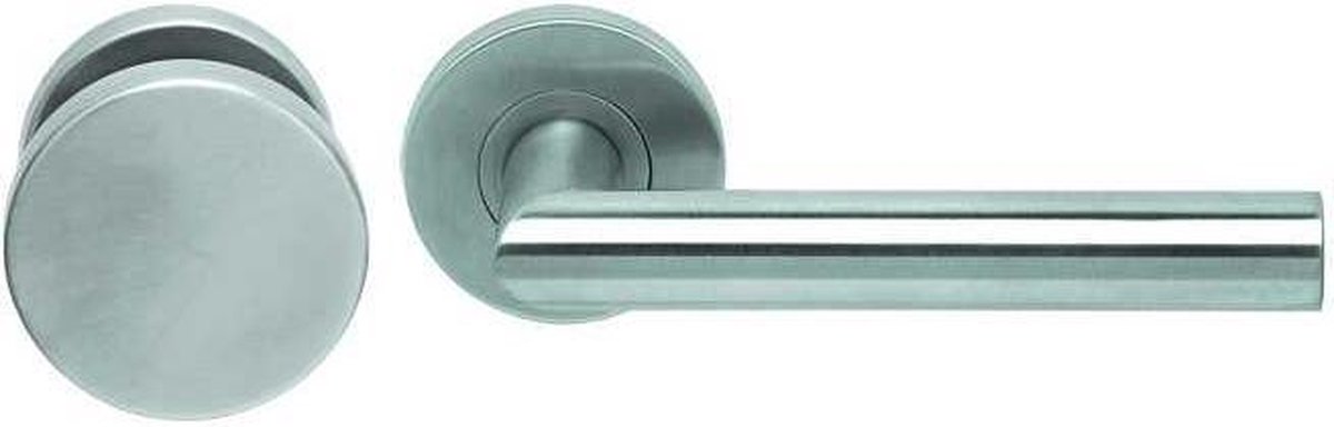 Knop/krukgarnituur TESSA DIN-L PL KL4 rvs mat PC