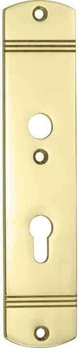 SKG3 schild binnen Art-Deco PC72 mm messing gelakt
