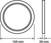 Led Paneel Rond - 12W - 6000K - Opbouw