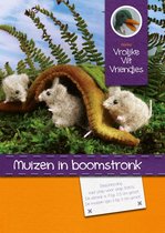 DIY wolvilt pakket: Muizen in boomstronk