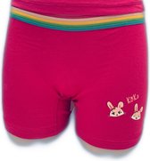 Embrator 2-stuks meisjes Boxershort met opdruk fuchsia maat 116/122