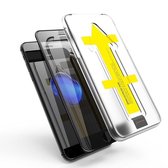 Apple iPhone SE 2020, iPhone 8 , 7 , 6/6s - Premium Tempered Glass Screenprotector met Easy Applicator - volledig dekkend - case friendly