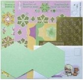 Leane Creatief - Kaartenpakket "Rozetten" 51.5359 Groen