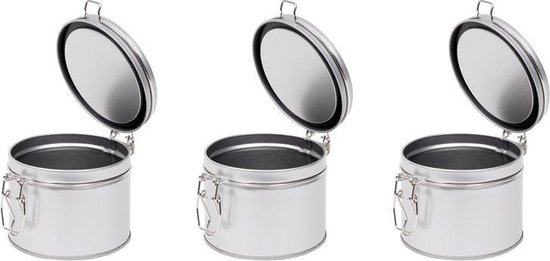 Theeblik vierkant zilver 50 gram | THEEBLIKKEN