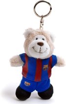 Nici FC Barcelona Bear plush key chain 10cm