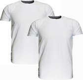 Fruit Of The Loom GROTE MATEN Blanco Katoenen T-Shirts 2-Pack Wit