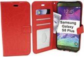 Samsung Galaxy S8 Plus - Bookcase Rood - portemonee hoesje