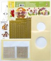 Leane Creatief - Sticker-V-Stitch pakket - 61.3331 - Geel