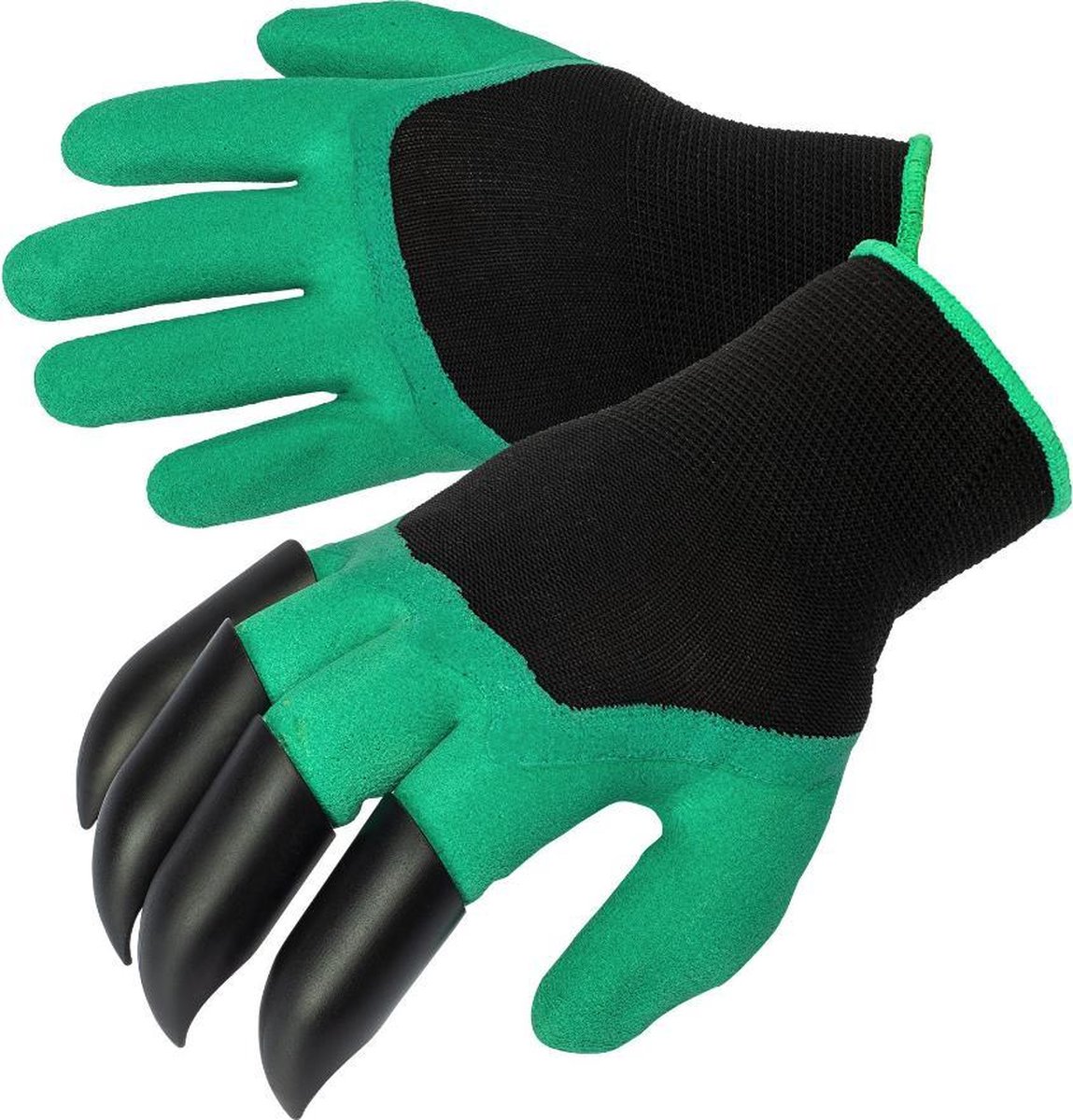 Tuinhandschoenen met klauwen - groen