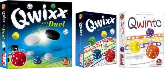 Thumbnail van een extra afbeelding van het spel Mega Spelvoordeelset Qwixx Het Duel & Qwixx - Dobbelspel & Qwinto