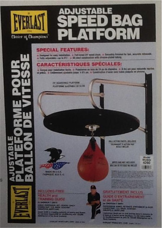 Everlast Verstelbare Speed Bag Platform 4260