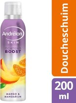 Andrelon Shower Foam – Mango & Mandarijn 200 ml - 6 stuks