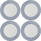 Laura Ashley set van 4 Ontbijtborden 20 cm Floris