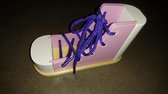 Luxe roze schoen (3D) om te leren veters strikken/ strikschoen / oefenschoen / veterschoen voor kinderen (Cadeau idee!)
