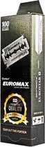 Euromax blade Scheermesjes mannen - 100st - Double Edge scheermesjes - Shavette - Voor gezicht - safety razor blades