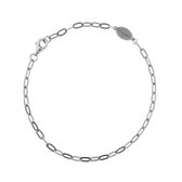 Lauren Sterk Amsterdam - armband chunky chain - 925 zilver gerhodineerd - extra coating