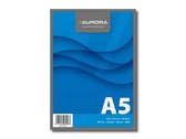AURORA Office Superior Schrijfblok, A5, Gelinieerd, Blauw (pak 10 stuks)