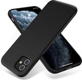 Siliconen telefoonhoesje geschikt voor Apple iPhone 11 Zwart