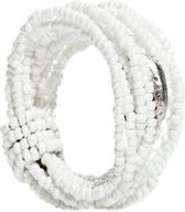 Brooklyn servetring white - in set van 2
