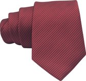Premium Ties - Luxe Stropdas Heren - Polyester - Rood - Inclusief Luxe Gift Box!