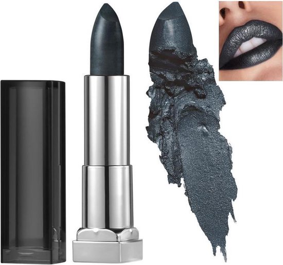 Maybelline Color Sensational Matte Metallic Lipstick 982 Gunmetal bol