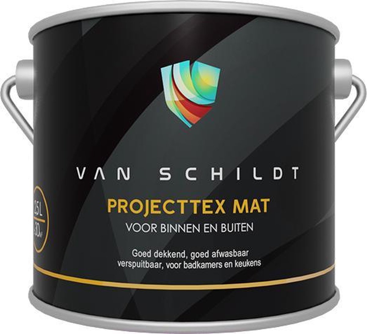 van Schildt Projecttex plus Mat 4 Liter Ral 9001 Créme Wit