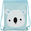 foto van Animal Pictures Koala - Gymbag - 34 x 26 cm - Blauw