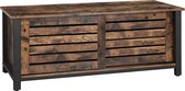 MrMarketplace Tv-meubel - Tv-kast - Industrieel - Rustiek Bruin - 110 x 40 x 45 cm