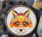 Borduurpakket Mandala Polygonal FOX