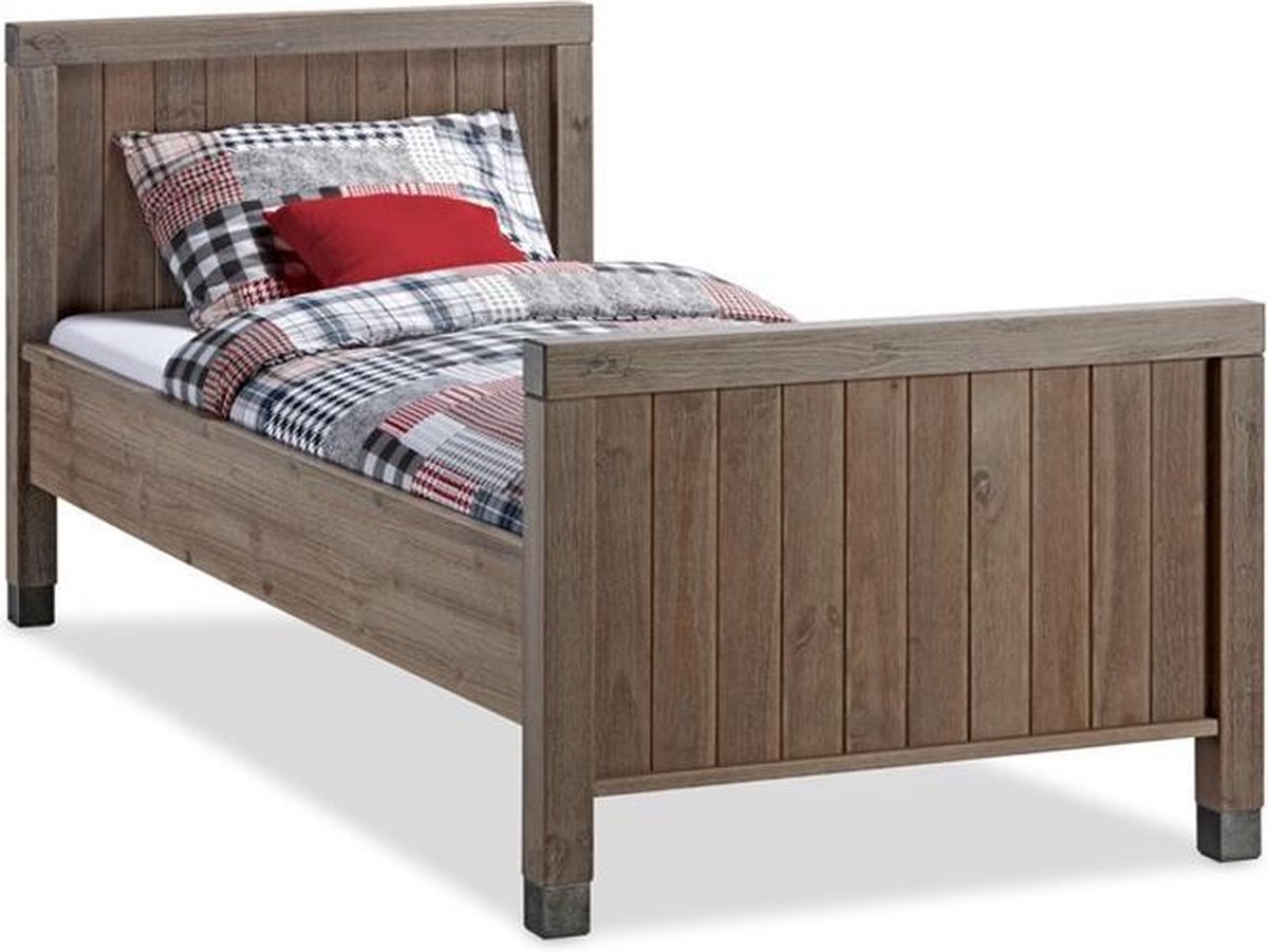 Beter Bed bed Columbo - 90 x 210 cm - Bruin | bol.com