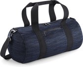 Duo knit barrel bag reistas / sporttas, Kleur Navy/ Black