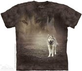 T-shirt Grey Wolf Portrait S