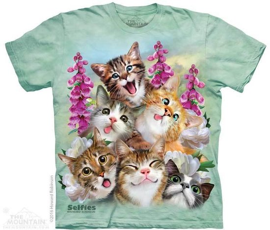 T-shirt Kittens Selfie S